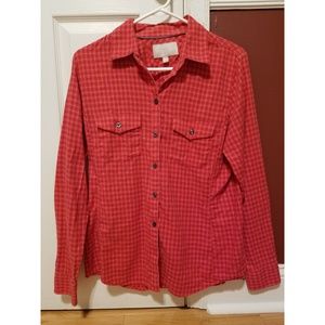 Banana Republic plaid button down shirt